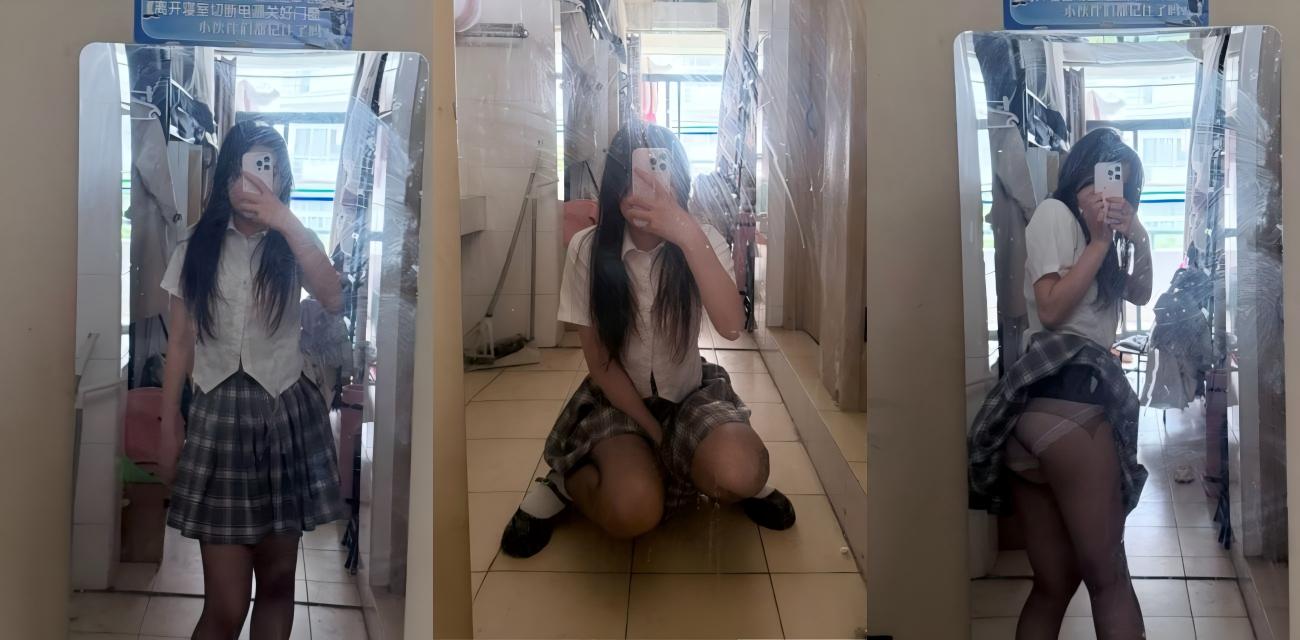 江苏盐城05年学生妹【陈思雅】为取悦金主释放母狗奴性，被调教露出宿舍自慰尺度超大